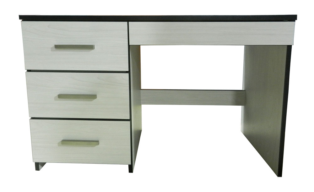 Contempo Panel End Pedestal Desk w\/3 Box Drawers & Pencil Drawer